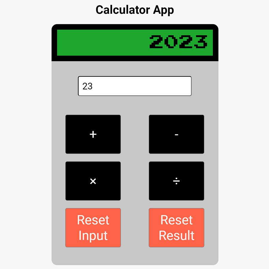 Calculator made in React